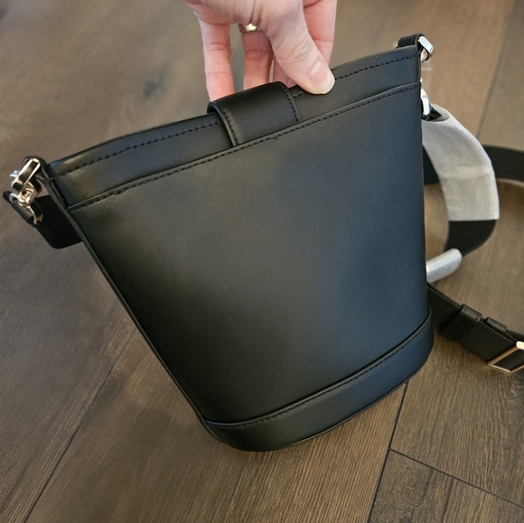 NEW Kate Spade ♠️ Black Audrey Mini Bucket Bag - Picture 2 of 16